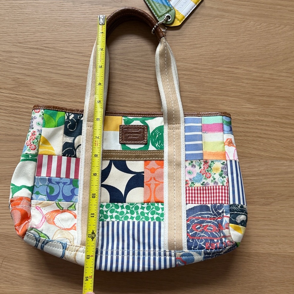 Coach Multicolor Patchwork Hampton Tote Bag - image 6